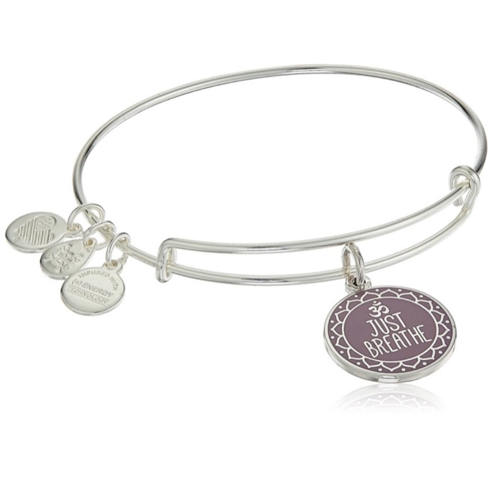 NWT Alex and Ani Just Breathe Bracelet